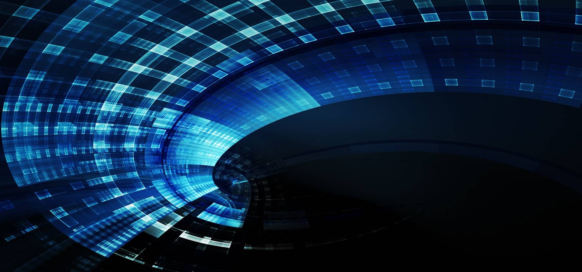 Abstract blue and black tech background